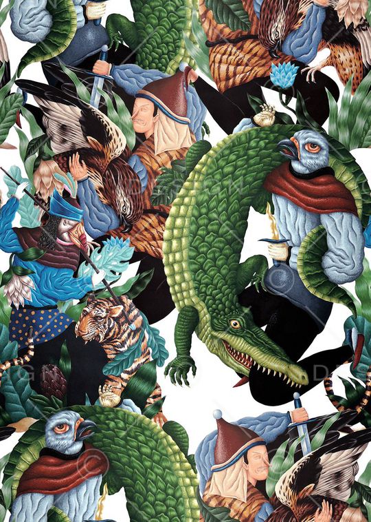 鳄鱼印花华亿平台图片