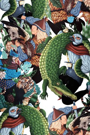 鳄鱼印花华亿平台图片