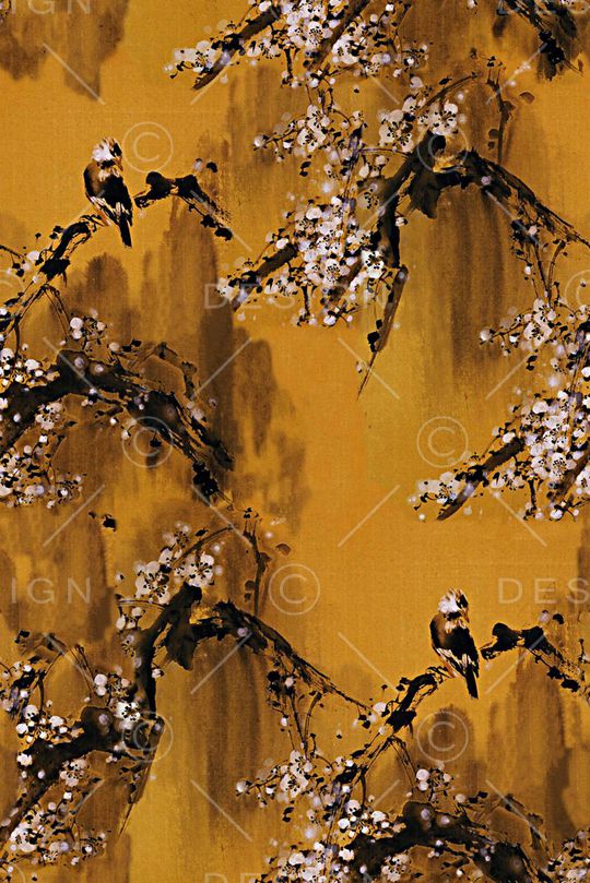 中国风印花华亿平台图片