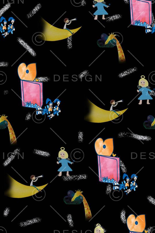 长颈鹿印花华亿平台图片