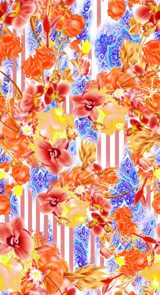 玫瑰印花华亿平台图片