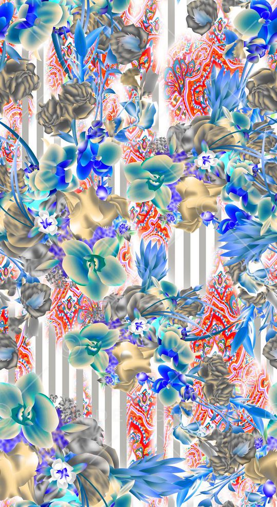 玫瑰印花华亿平台图片