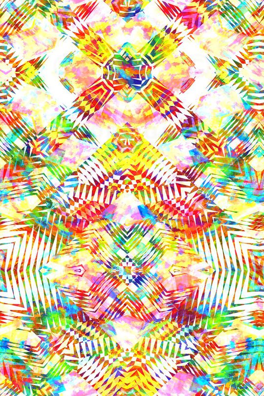 绚丽彩色花卉印花华亿平台图片