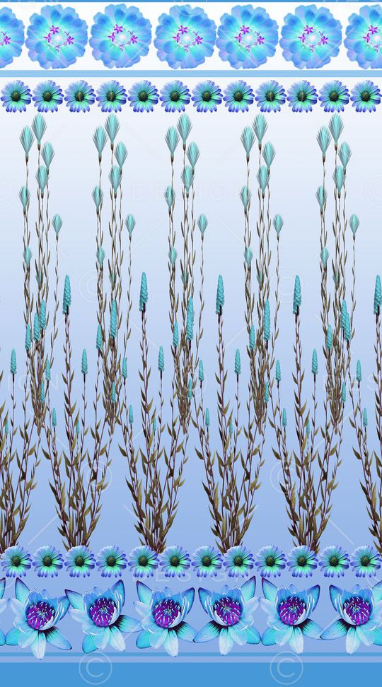 浪漫花卉印花华亿平台图片