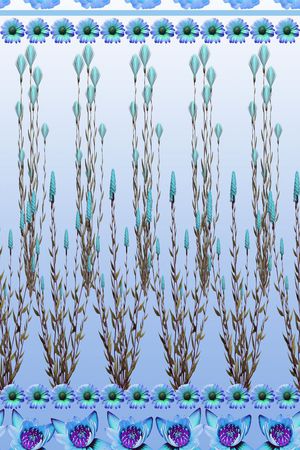 浪漫花卉印花华亿平台图片