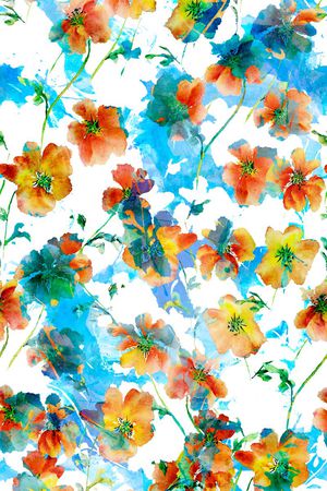 玉兰花印花华亿平台图片