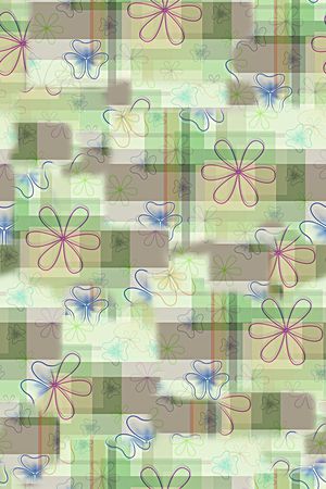 抽象几何印花华亿平台图片