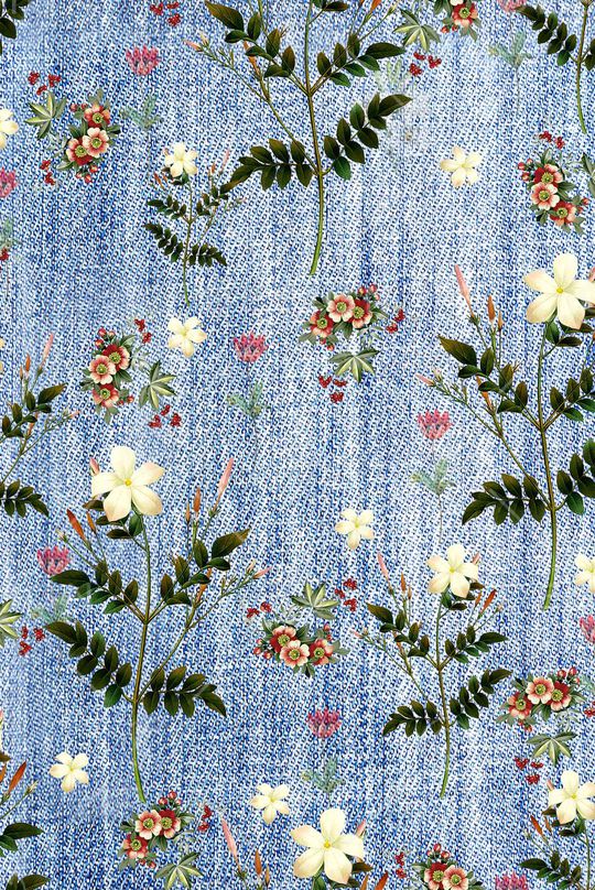 丹宁风格印花华亿平台图片