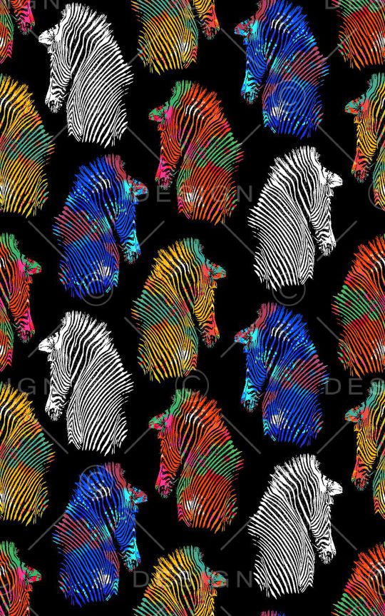 斑马纹印花华亿平台图片