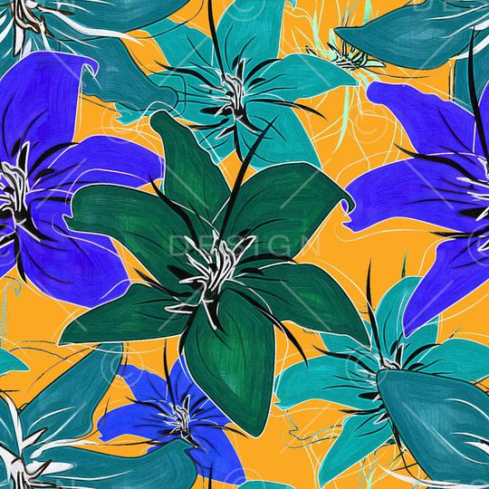 花朵印花华亿平台图片