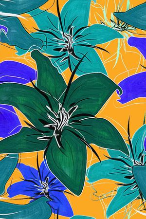 花朵印花华亿平台图片