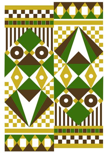 抽象印花华亿平台图片