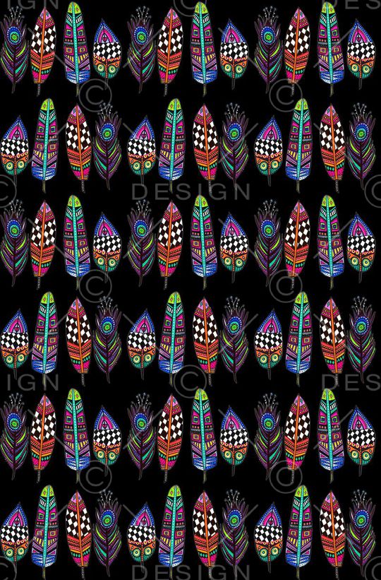 羽毛印花华亿平台图片