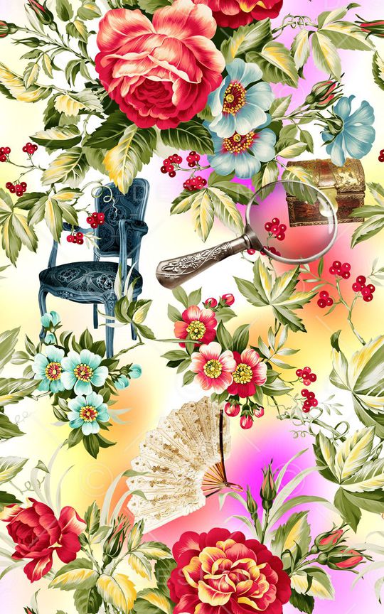 花朵印花华亿平台图片