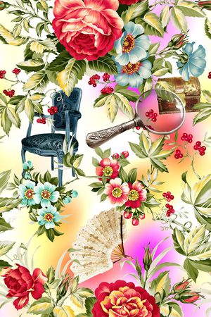 花朵印花华亿平台图片