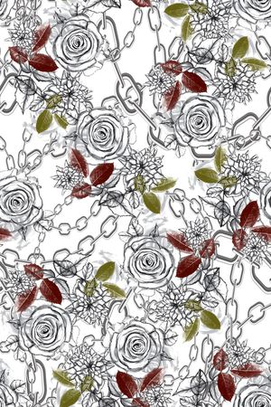 复古印花华亿平台图片