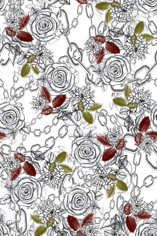 复古印花华亿平台图片