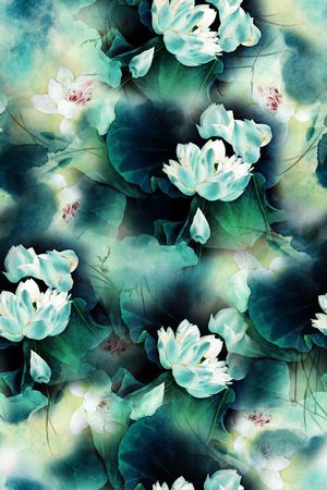 乱花印花华亿平台图片