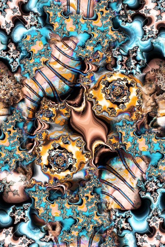 抽象印花华亿平台图片