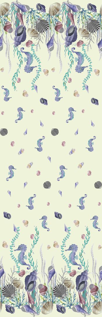 593054-最新时尚水彩海底生物