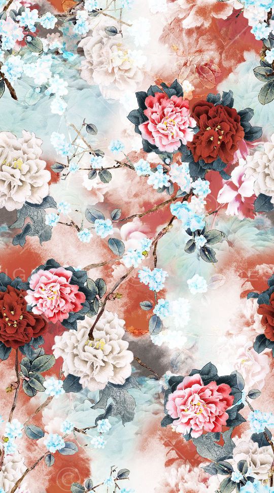 水彩印花华亿平台图片