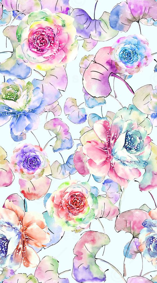 水彩印花华亿平台图片