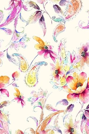 佩斯利印花华亿平台图片