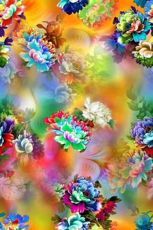 中国风印花华亿平台图片