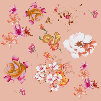 593131-睡衣花卉黑