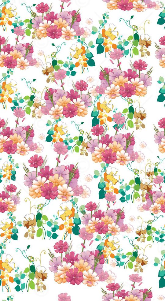 花卉图案印花华亿平台图片