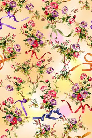 花朵印花华亿平台图片