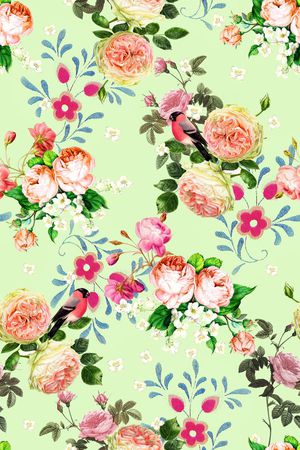 沙发布（花卉）印花华亿平台图片