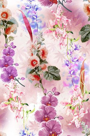 小碎花印花华亿平台图片