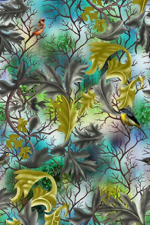 热带印花华亿平台图片