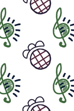 音乐符号印花华亿平台图片