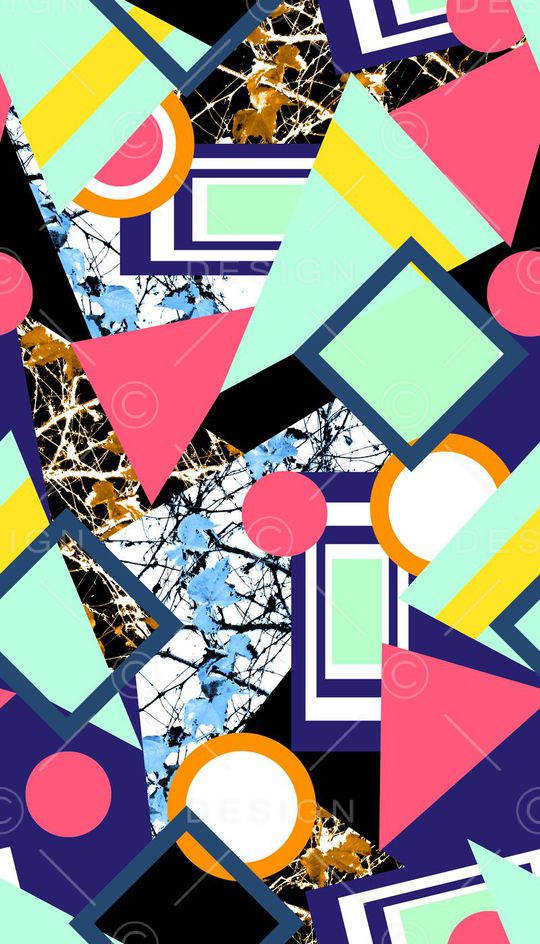 几何、纹理、填充印花华亿平台图片