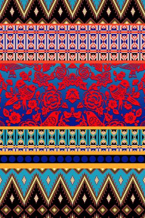 几何、剪纸花纹、条纹印花华亿平台图片