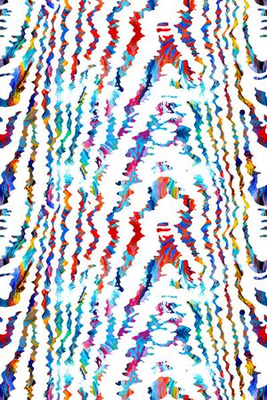 不规则几何印花华亿平台图片