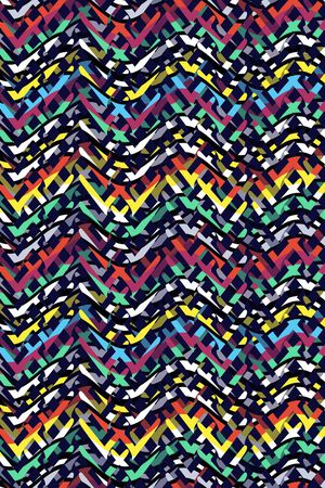 不规则几何印花华亿平台图片