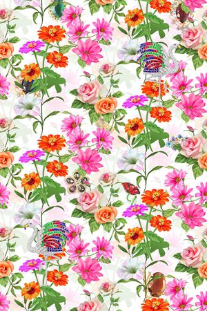 玫瑰印花华亿平台图片