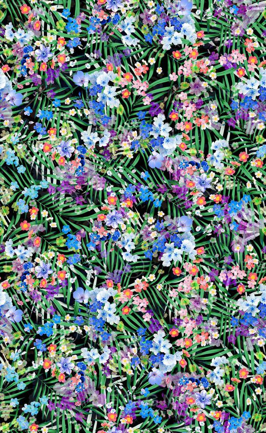 花朵印花华亿平台图片