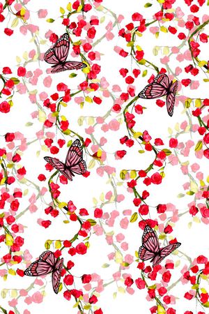 抽象几何清爽梦幻艺术平底立体手绘满版最新高清数码蕾丝民族中国风绣花珠宝肌理时尚潮

流大牌复古欧美风女装衬衫印花华亿平台图片