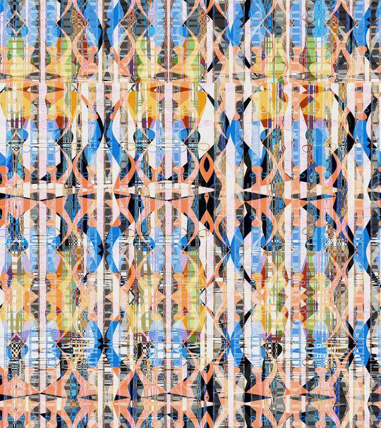 线条印花华亿平台图片