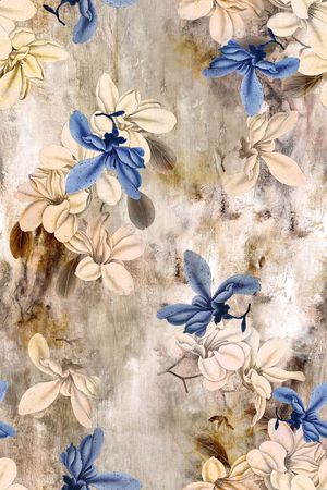 中国风印花华亿平台图片