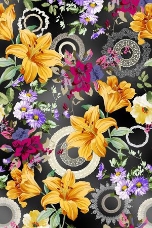 雏菊印花华亿平台图片