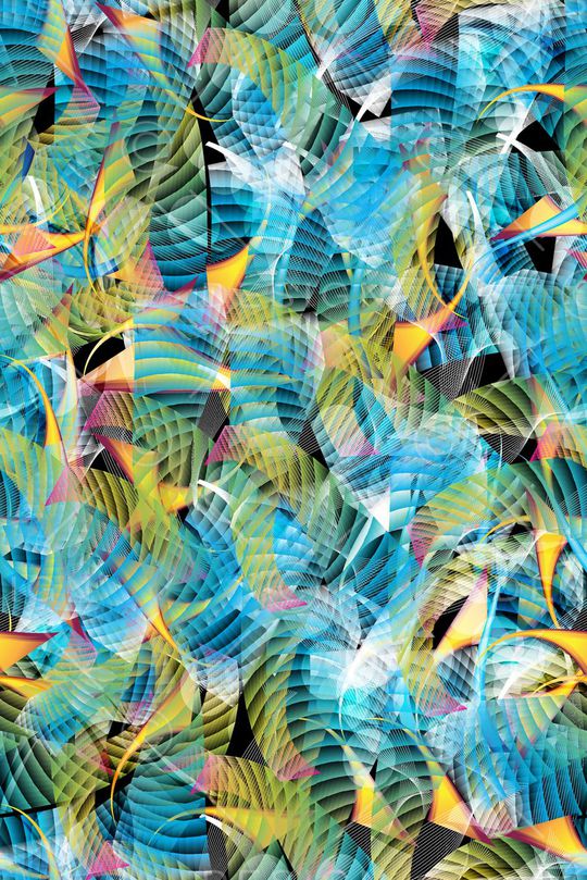 细条纹印花华亿平台图片