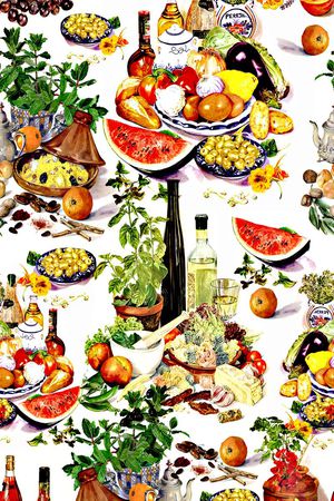 蔬菜印花华亿平台图片