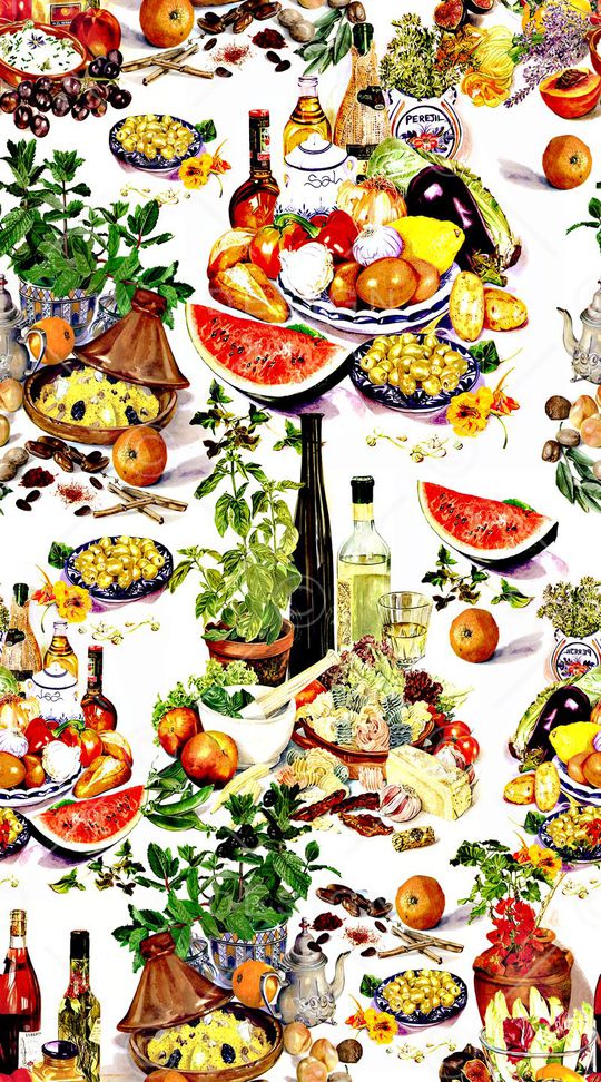 蔬菜印花华亿平台图片