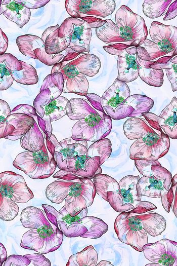 593610-水彩渐变花卉