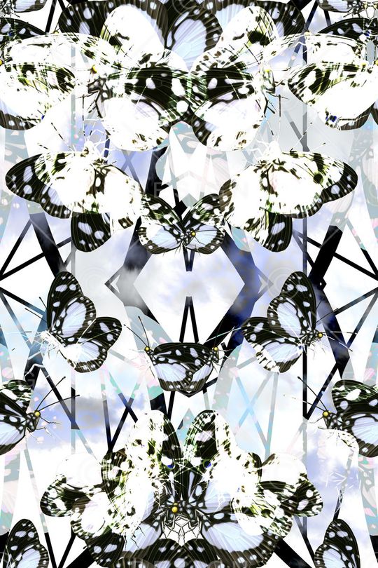 L.D~抽象印花华亿平台图片